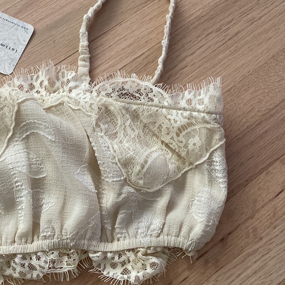 NWT Free People Love Story Intimate Ivory Lace Set lingerie Pajama - Small - Picture 5 of 9